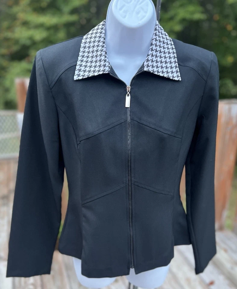 Brioche California Mujer Talla 9/10 Falda Traje Cremallera Completa Chaqueta Espiga K-450 Foto 3 de 4