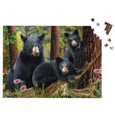 Briarwood Lane Black Bear Family 1000 Piece Jigsaw Puzzle