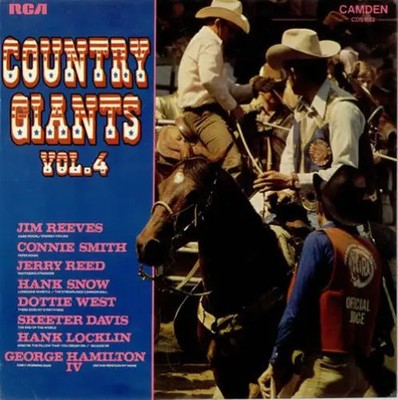 LP Jim Reeves, Connie Smith, Jerry Reed,.. Country Giants Vol. 4 NEAR MINT