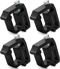 moveland Heavy Duty Camper Shell Clamps - Truck Topper Ladder Rack 4pcs-black 
