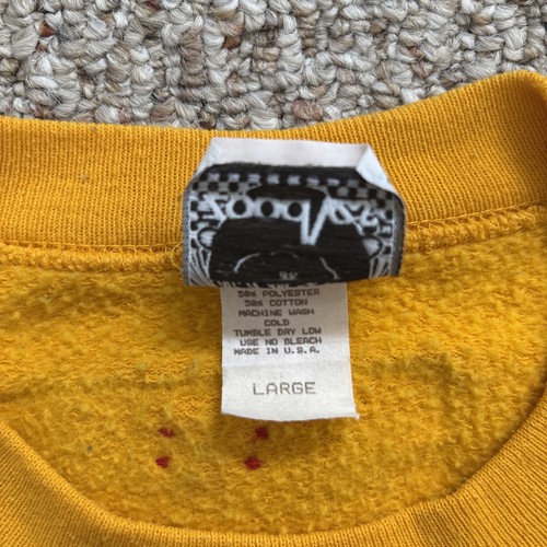 Vintage Zoodles 1999 Ducks In Bows Crewneck Sweatshirt - Yellow - Large - Picture 5 of 10