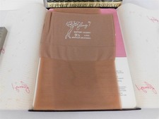 5 Vtg NOS Fling Nylon Stockings Boxed Garter Hosiery Seamless SANDTONE 9 1/2 L