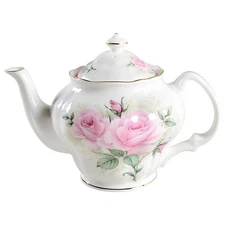 Gracie Bone China Rose Bouquet Tea Pot 7369428