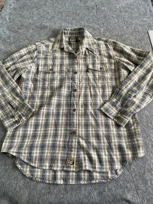 CAT Caterpillar Women’s Shirt Medium Pockets Long Sleeve - Image 1 of 4