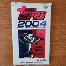 2004 Topps Series # 2 HOBBY Baseball Pack-(1) SEALED 10 Card 2004 Series 2 HOBBY