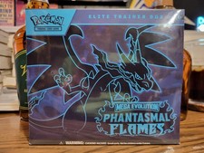 Pokémon Mega Evolution Phantasmal Flames Elite Trainer unopened Box