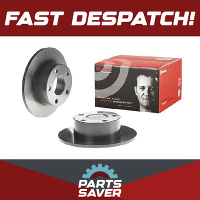 2x Brake Discs Pair Solid fits SKODA SUPERB Mk1 1.8 Rear 01 to 08 AWT 245mm Set