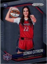 Sonia Citron 2025 Panini Prizm WNBA Variation #148 Rookie Washington Mystics
