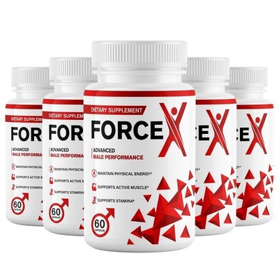 (5 Pack) Force X Capsules for Men Advanced Male Enhancement Support Formula 60ct
