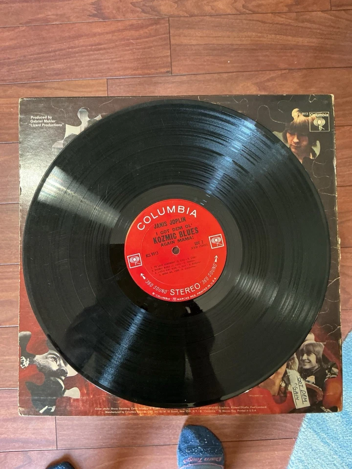 Janis Joplin I Got Dem Ol' Kozmic Blues Again Mama! (KCS 9913) Vinyl LP 1969 - Image 3 of 4