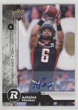 2018 Upper Deck CFL Autograph 39 Antoine Pruneau Ottawa Redblacks Auto
