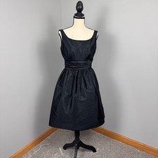 Eliza J Black Sleeveless Fit & Flare Cocktail Dress