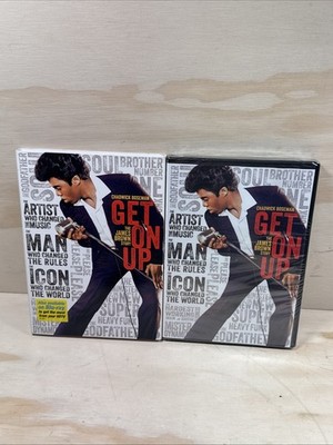 Get On Up DVD Chadwick Boseman NEW James Brown Slipcover