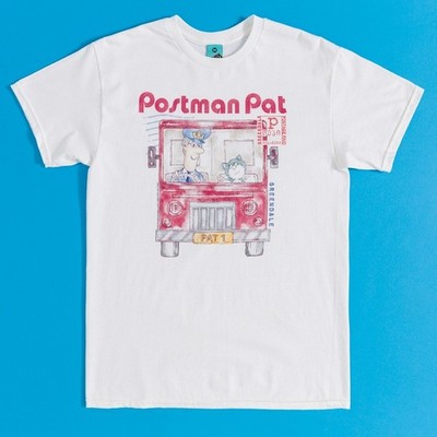 Offizielles Postbote Pat und Jess weißes T-Shirt: S, M, L, XL, XXL, 3XL, 4XL, 5XL