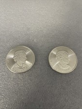 Two (2) Canada Two Dollar Coins  9999 Finesse 1/2 Ounce Each 