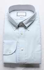 Charles Tyrwhitt Men's Slim Stretch Oxford Dress Shirt NN7 Sky Blue 17/35 NWT