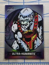 Fleer Brilliants Superman - Ultra-Humanite #89 Purple Parallel - DC Comics Card