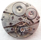 ANTIQUE 16s WALTHAM GRADE 635 17 JEWEL OPEN FACE POCKET WATCH MOVEMENT