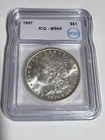 1897 Morgan Silver Dollar ICG MS-64 - Toning Around Rim