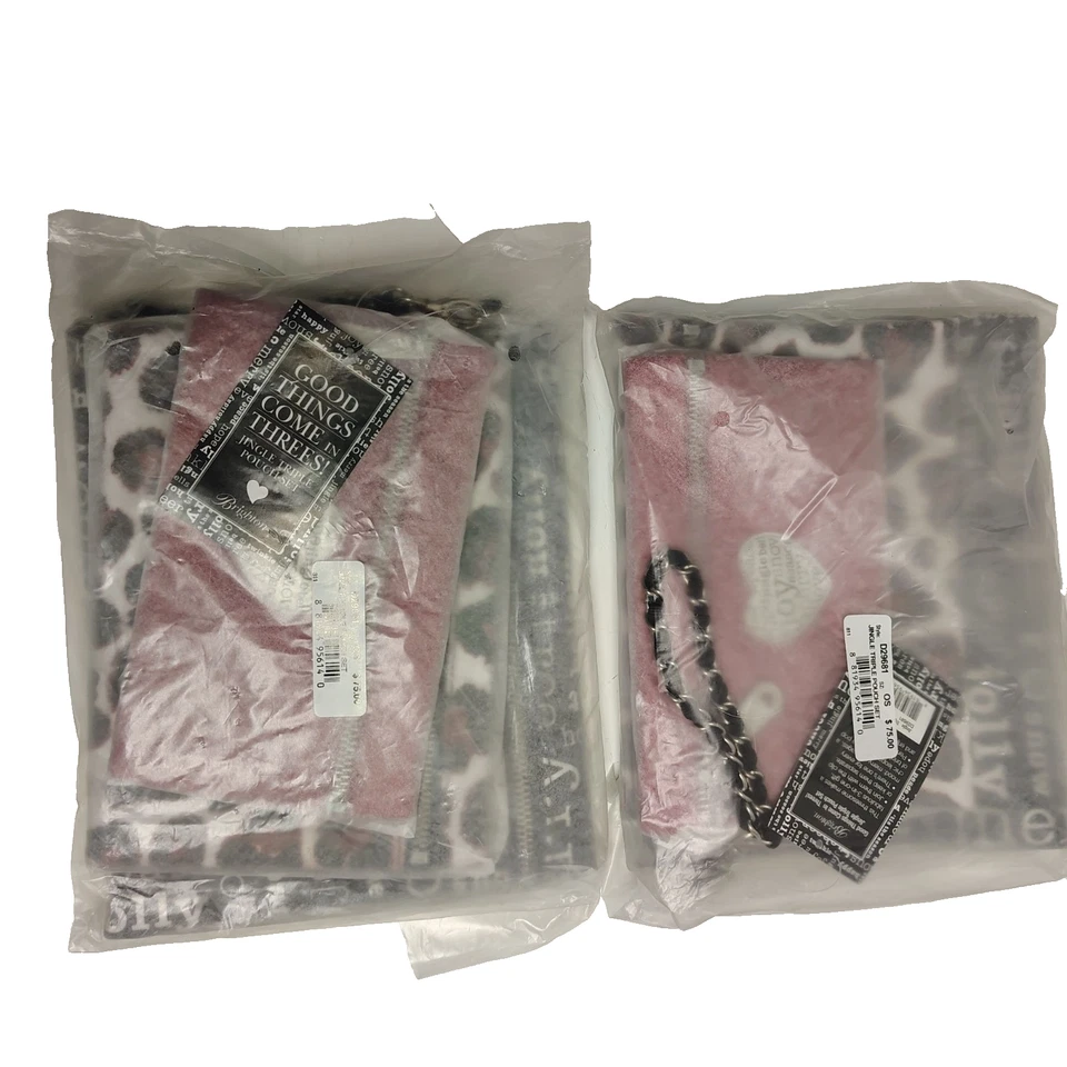 Brighton Jingle тройной мешок комплект сердца черный белый красный животное печати новый запечатанный - Изображение 3 из 4