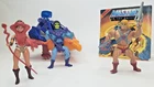 Vintage MOTU Lot He-man Figures w/Featured Book & Talon Fighter Vehicle