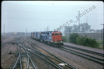 Original Slide Grand Trunk Western GT 6406 EMD GP40 Proviso ILL 8-94 (E3)