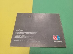 Marble Madness Nintendo NES Instruction Manual Booklet ONLY