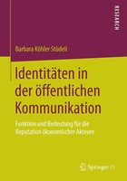 Barbara KöHler StüDeli | IdentitäTen In Der öFfentlichen Kommunikation | Buch
