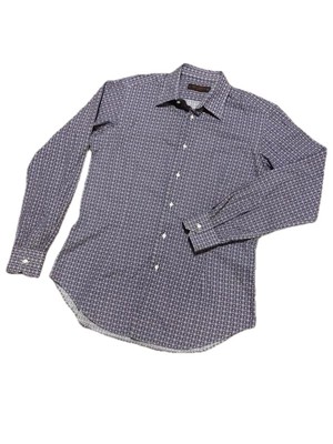 Etro Men Shirt Long Sleeves Multicolor Cotton Size 41 M-L