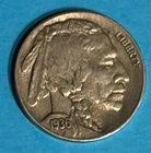 1936-S ~ BUFFALO NICKEL ~ 5 Cent 5c Coin ~ U.S. Currency ~ XF ~ Sharp FULL DATE