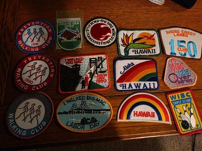Patches  for souvenirs