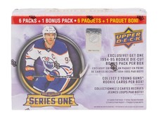 2025/26 UPPER DECK SERIES 1 HOCKEY MEGA BOX (1994/95 ROOKIE DIE-CUT BONUS PACK!)