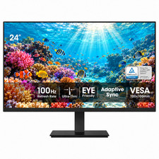 24 Inch Gaming Monitor 100Hz 1080P FHD Adaptive Sync VESA E2412F