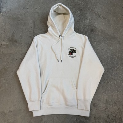 Neighborhood Spot Alimentari Flaneur Hoodie Sweatshirt Pullover Cream Size Small