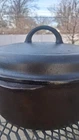 Vintage Griswold Cast Iron #8 Dutch Oven 1278  w/Self Basting Lid Sits Flat