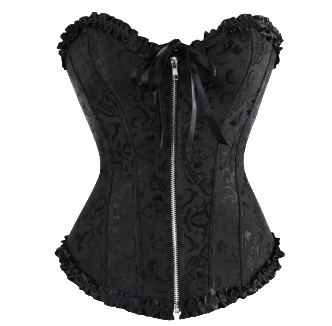 Polyester Lace Up Plus Size Corsets & Bustiers 4X Size for Women