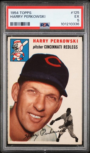 1954 Topps Harry Perkowski #125 card