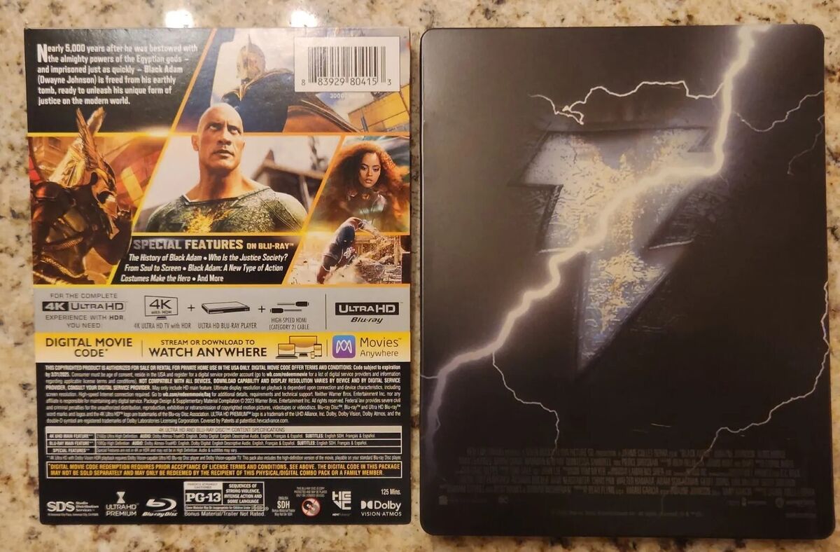 Black Adam (4K Ultra HD + Blu-ray + Digital Copy) 