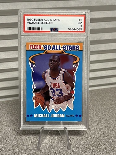 1990 Fleer All-Stars Michael Jordan #5 PSA 7