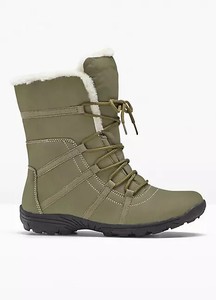 khaki winter boots