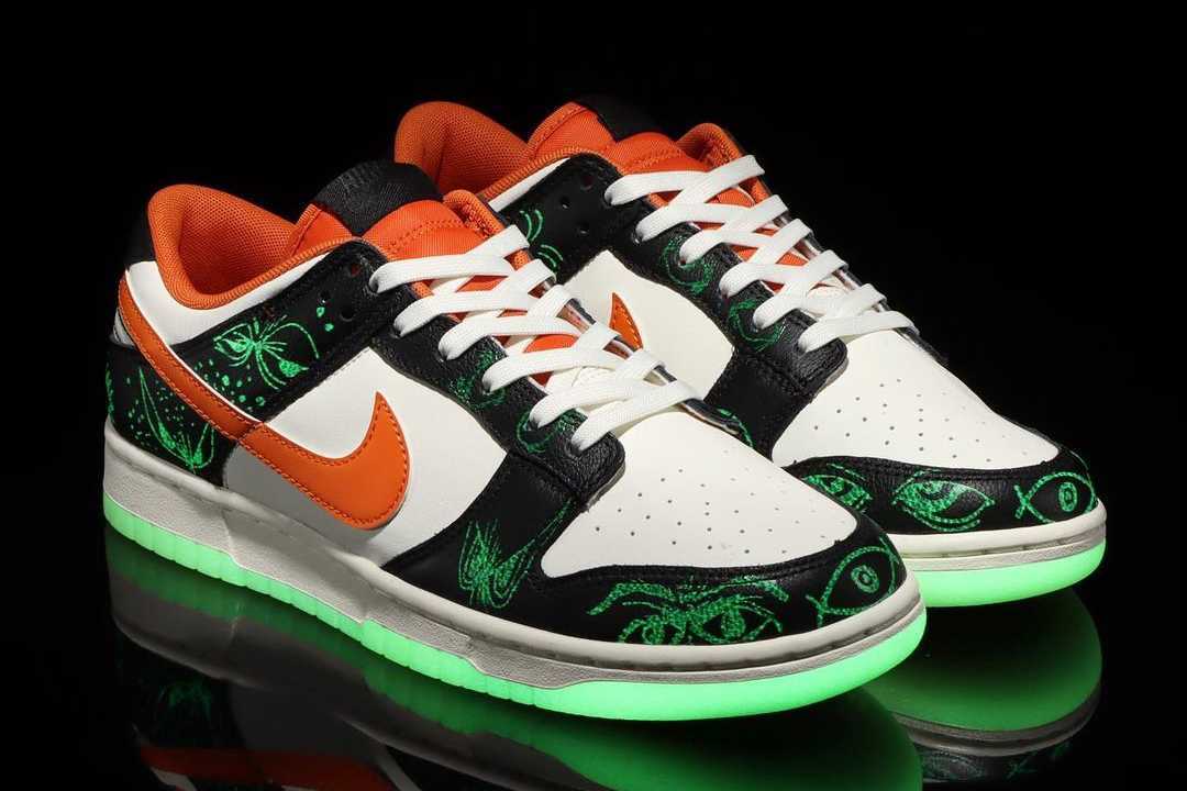 Nike Dunk Low PRM Halloween 2021 DD3357-100 Men US 6 - 12