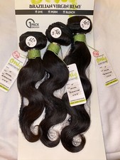 UNPROCESSED 7A VIRGIN BRAZILIAN 100 HUMAN HAIR EXTENSION 3 BUNDLES "12" 14 "16