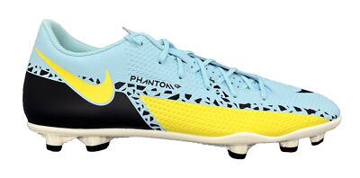 Nike Phantom GT2 Club FG/MG Glacier Ice-Black Soccer Mens Size 10 DA5640-407 New
