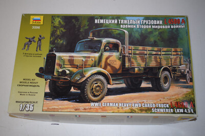 Zvezda 3596 German 4WD Cargo Truck L4500A 4,5t LKW 1:35 NEU mit OVP