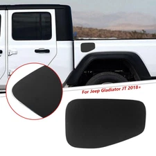 Black Door Fuel Tank Gas Cap Trim Cover For Jeep Gladiator JT 2018+ Accessories