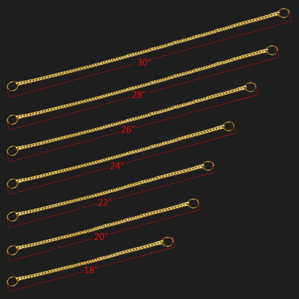 Collare a strozzo di addestramento per Cani di taglia grande Collare cane caten - Immagine 3 di 4