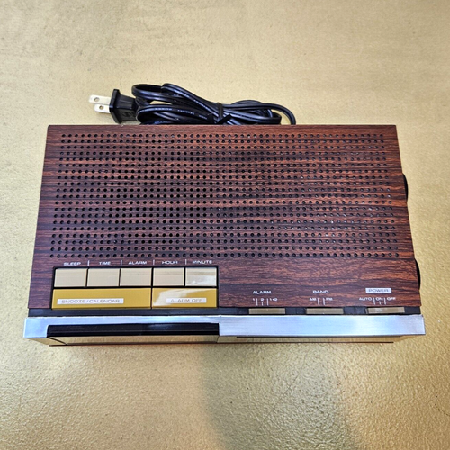 Vintage Lloyd's AM/FM Dual Alarm Clock Radio Model J375 Made In Philippines - Bild 5 von 18