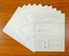 1925 Knute Rockne Hand Initialed Scouting Report Hand Written by George Keogan