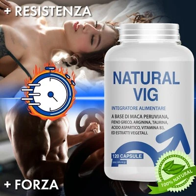 KAMASÙ NATURAL VIG Integratore naturale benessere uomo- testo - 120CPS