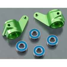 Traxxas 3636G Green Aluminum Steering Blocks - Slash 2WD Rustler Stampede Bandit